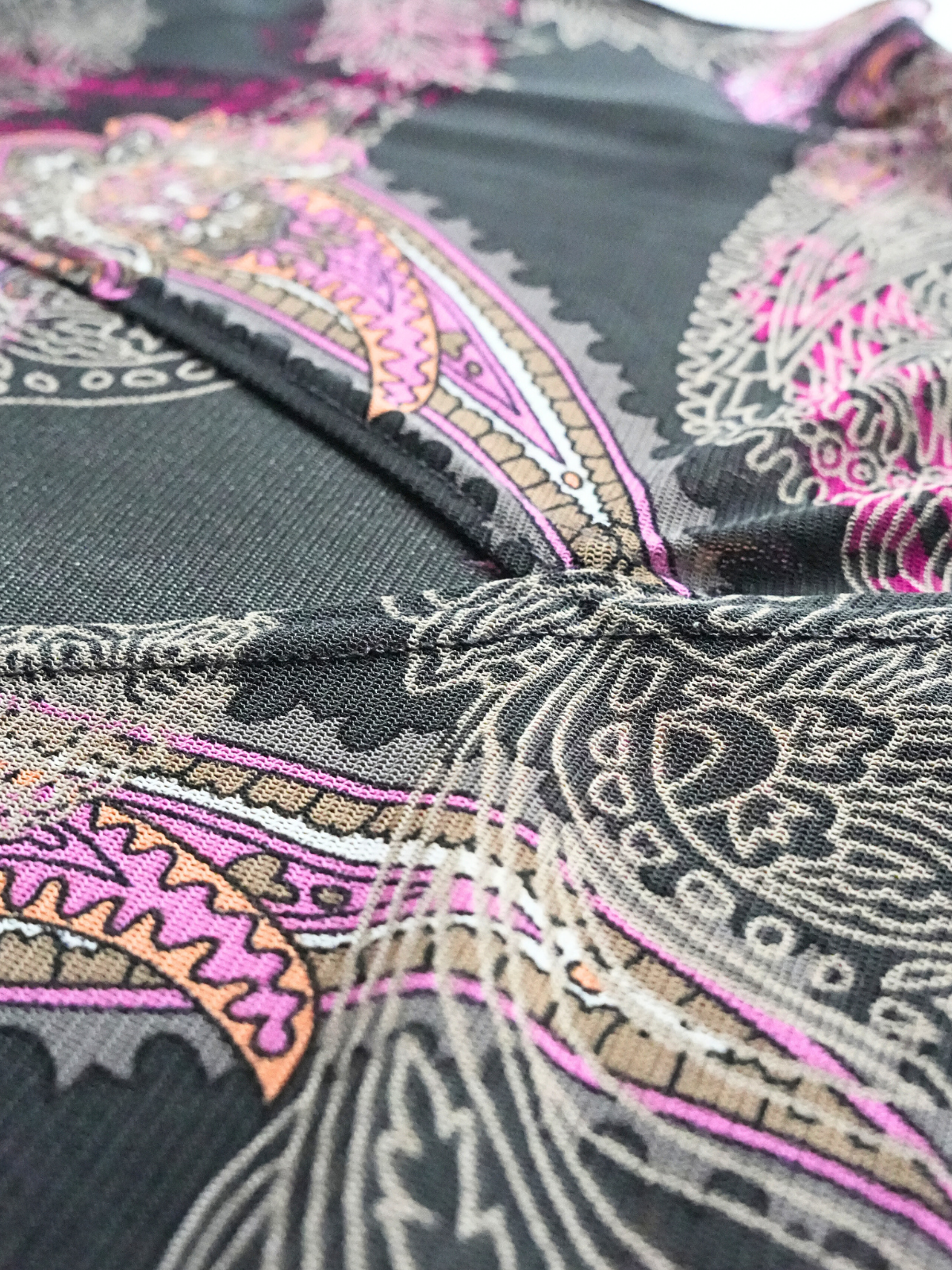 Paisley Wrap Top - S