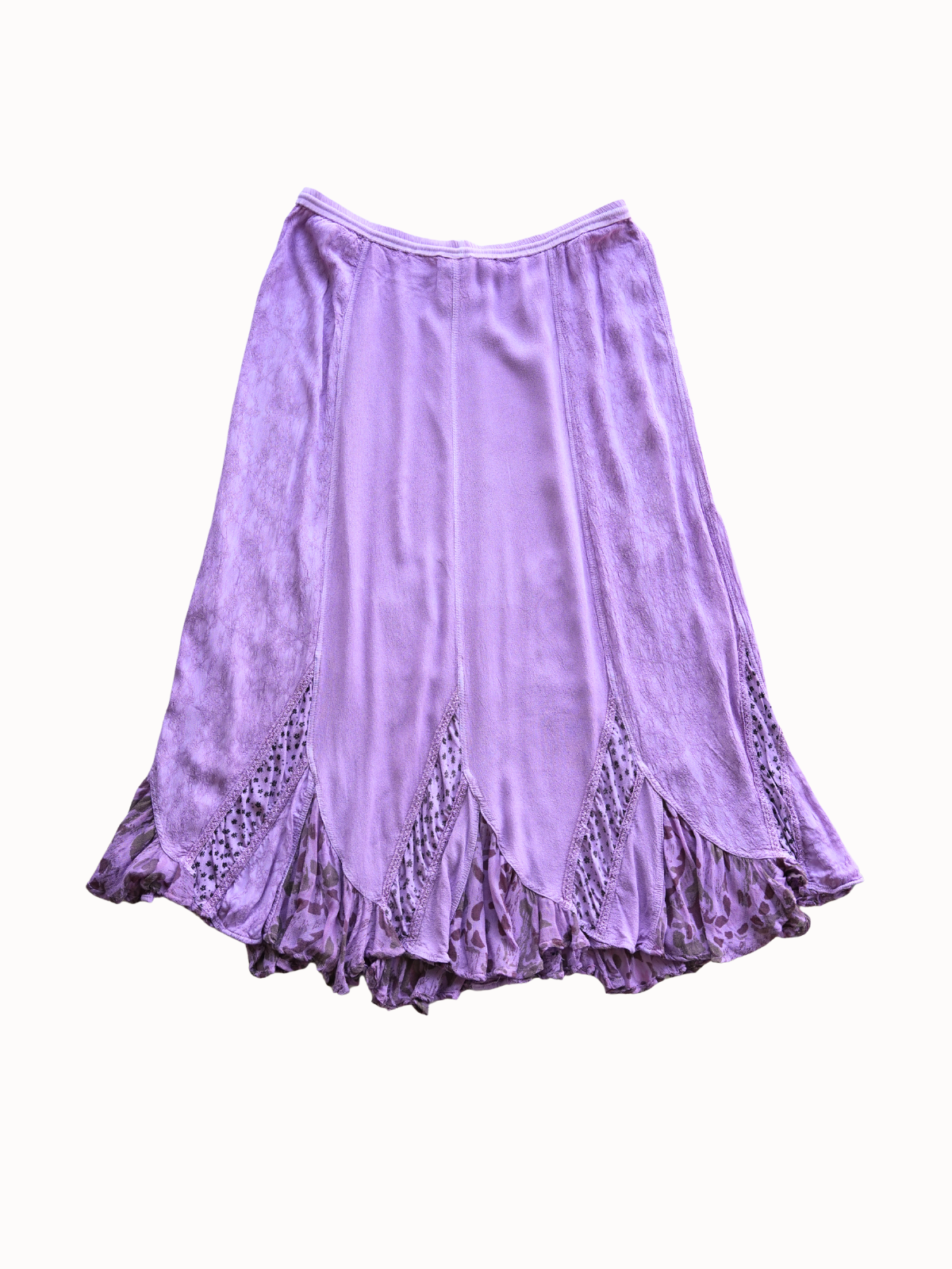 Lavender Whirl Skirt - L/XL