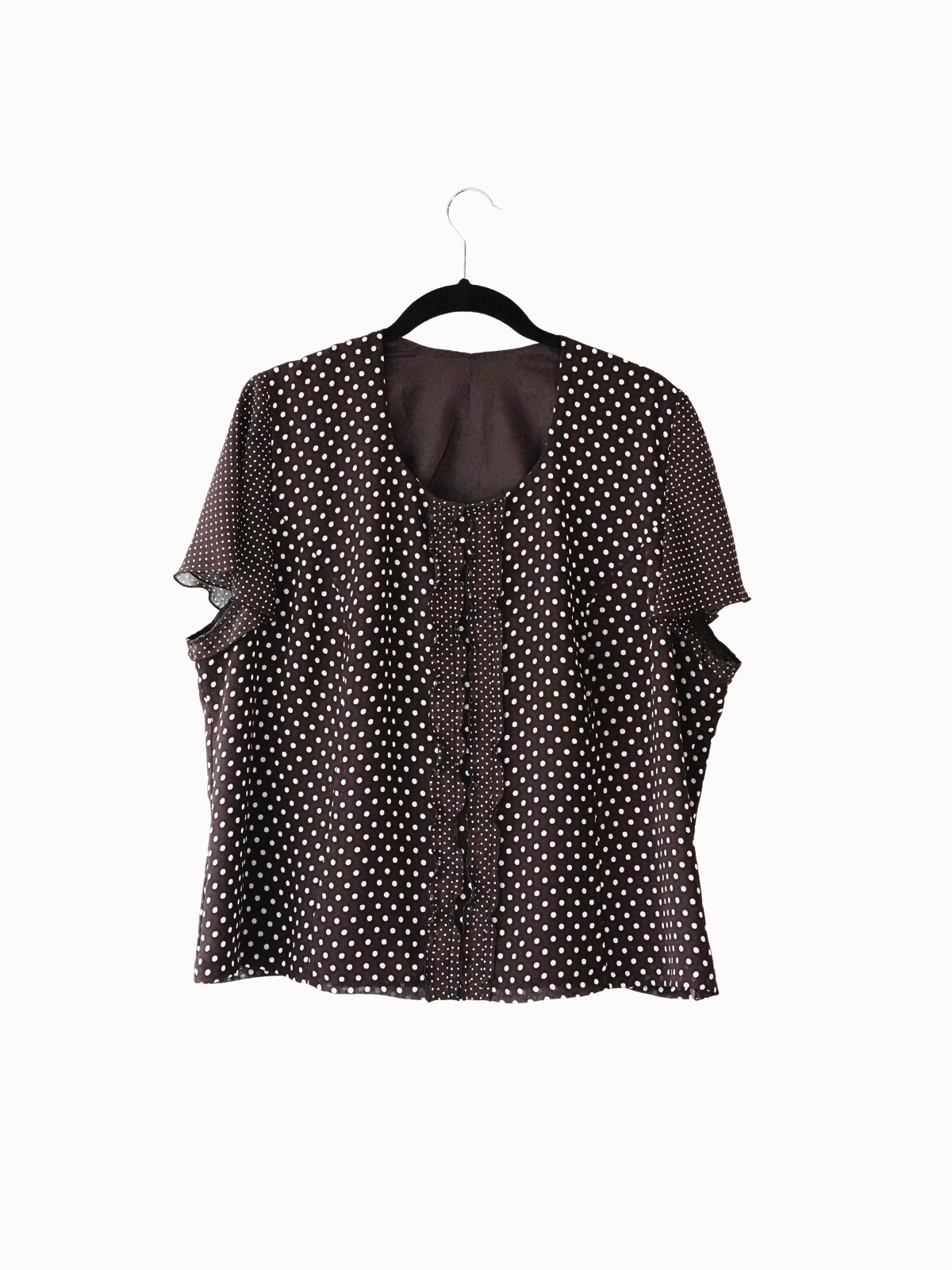 Polka Dot Button Top - L/XL