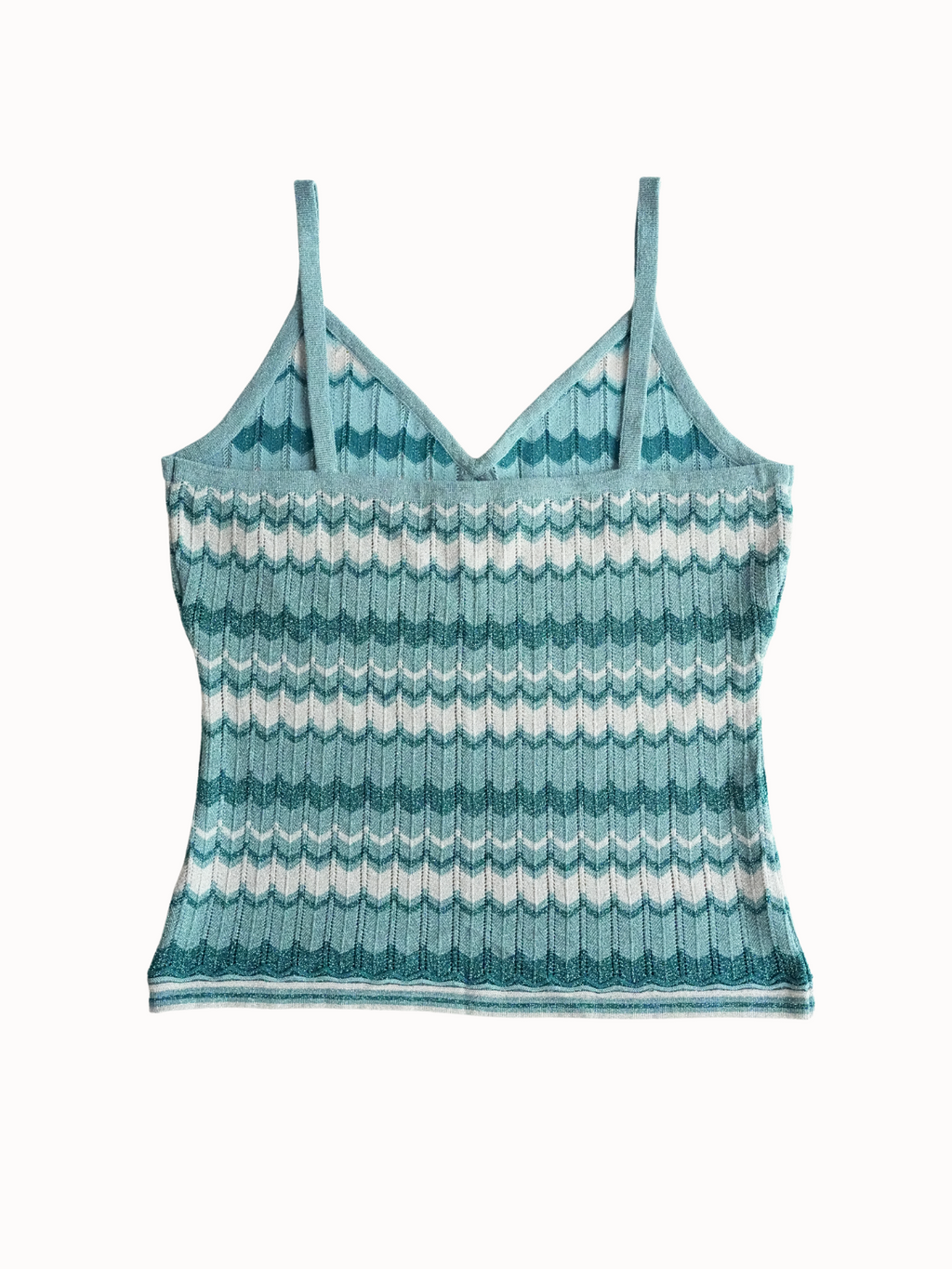 Striped Knit Cami -  L