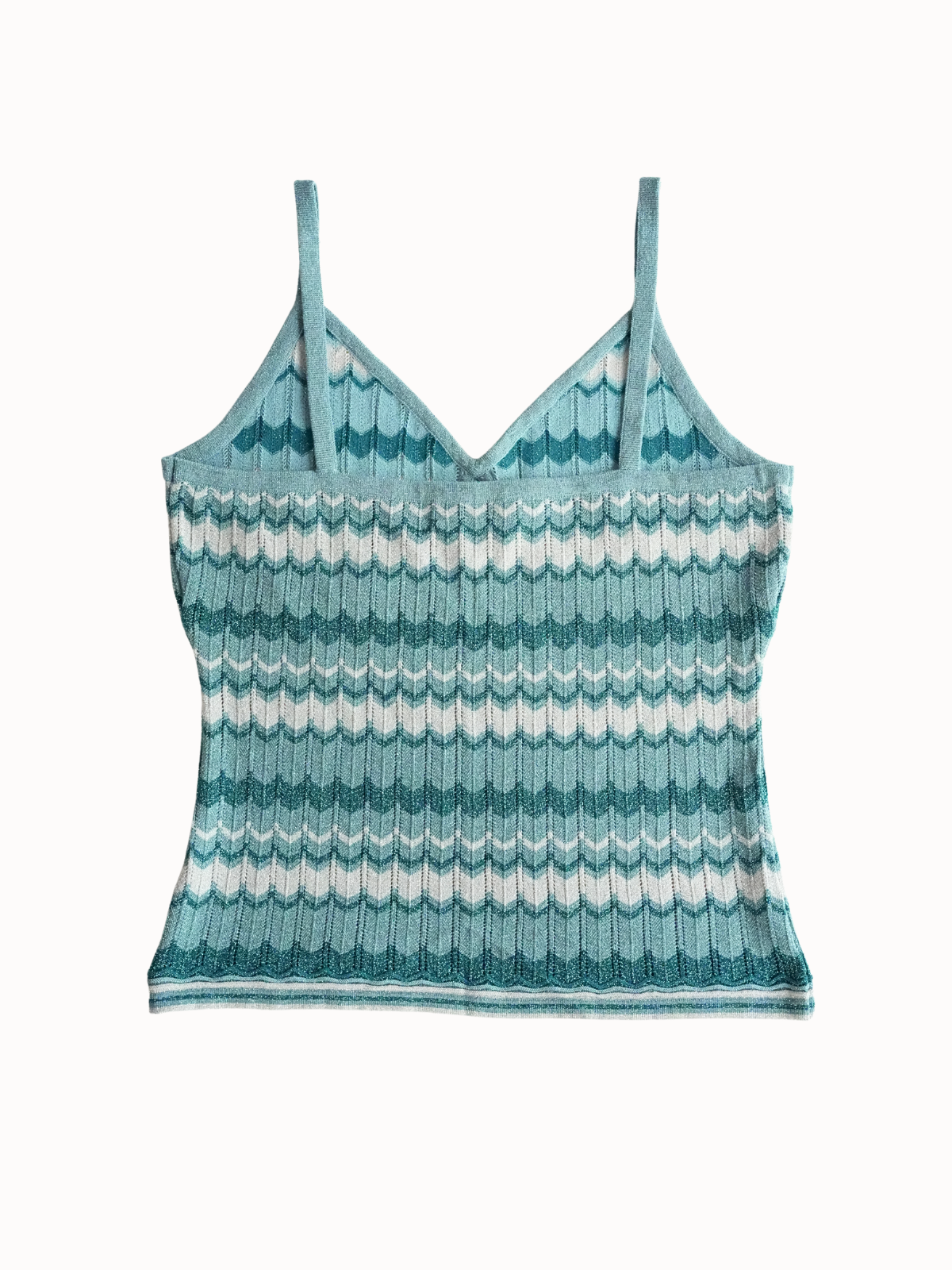 Striped Knit Cami -  L