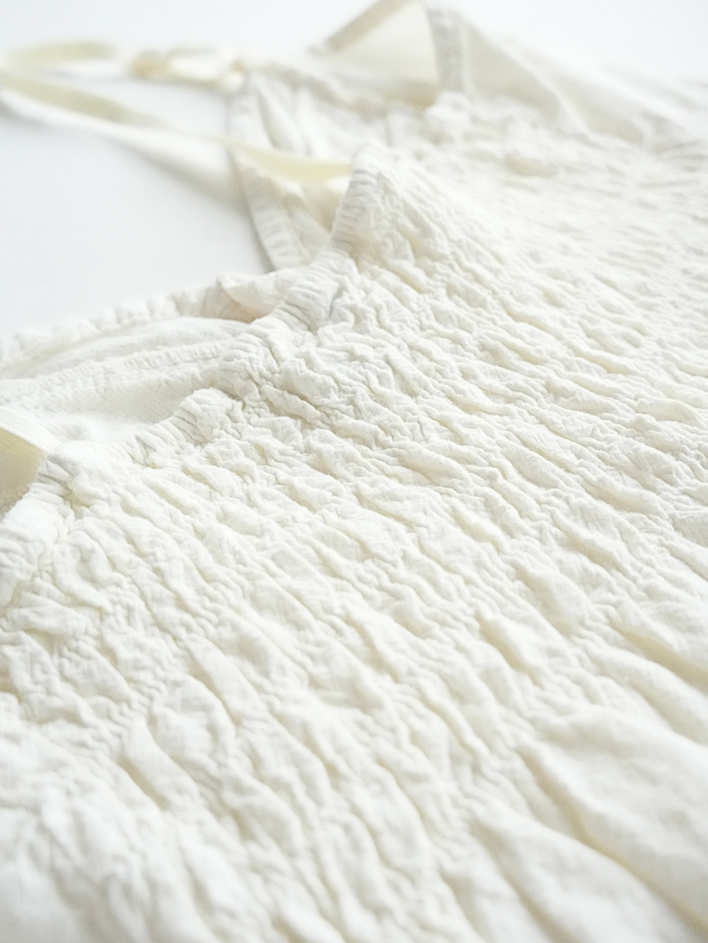 White Broderie Top - S
