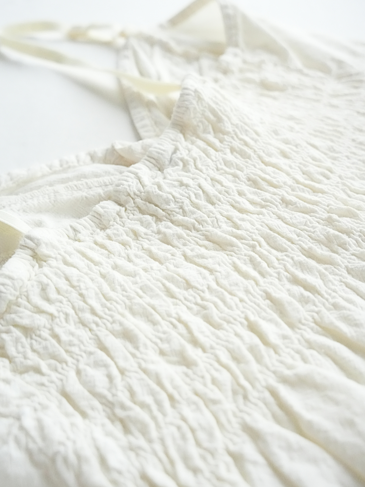 White Broderie Top - S