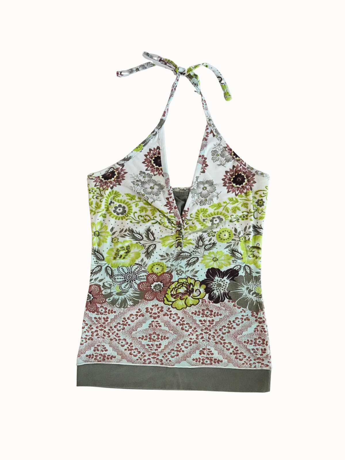 Floral Halterneck Top - S