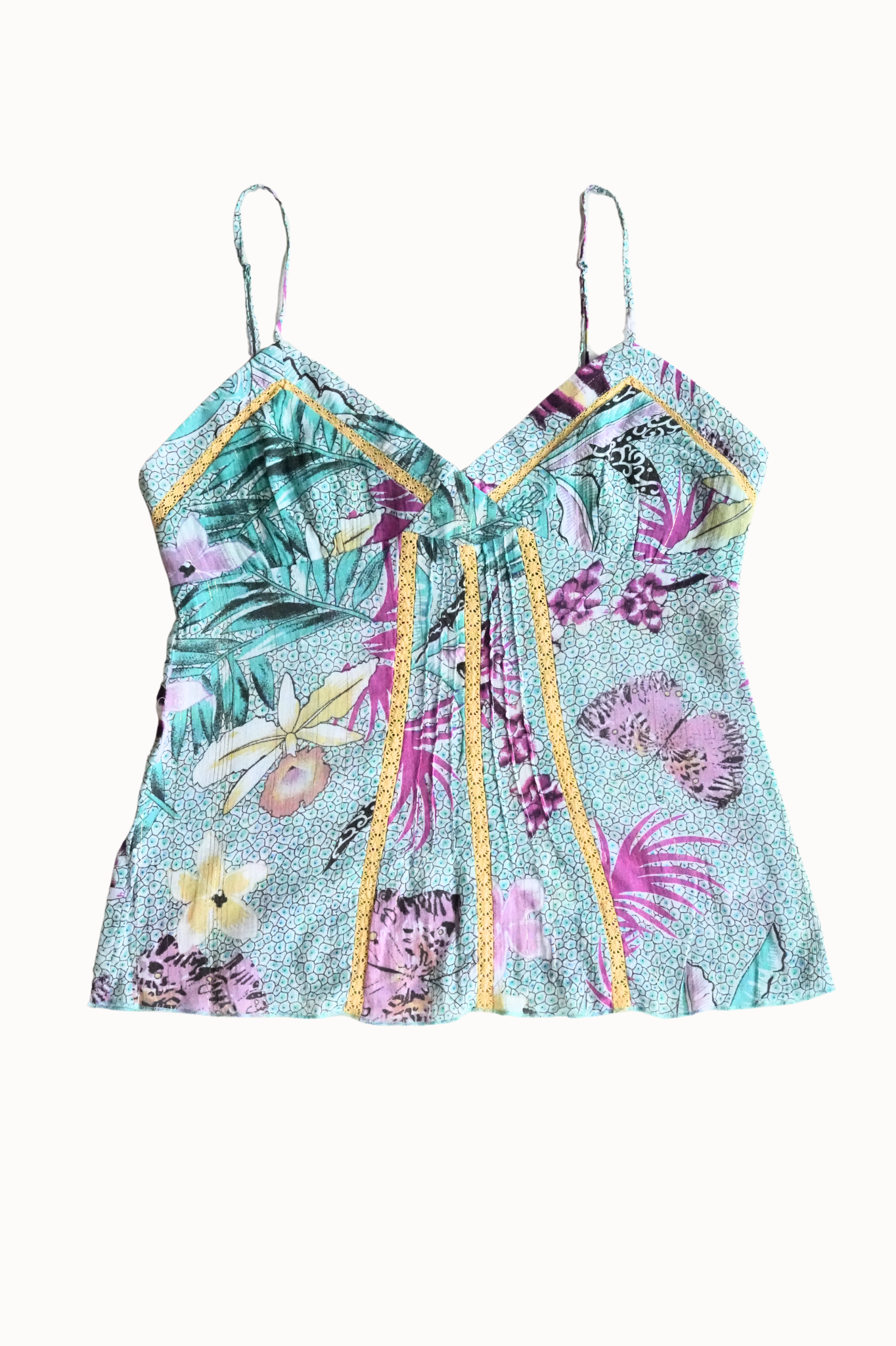 Tropical Print Cami - M