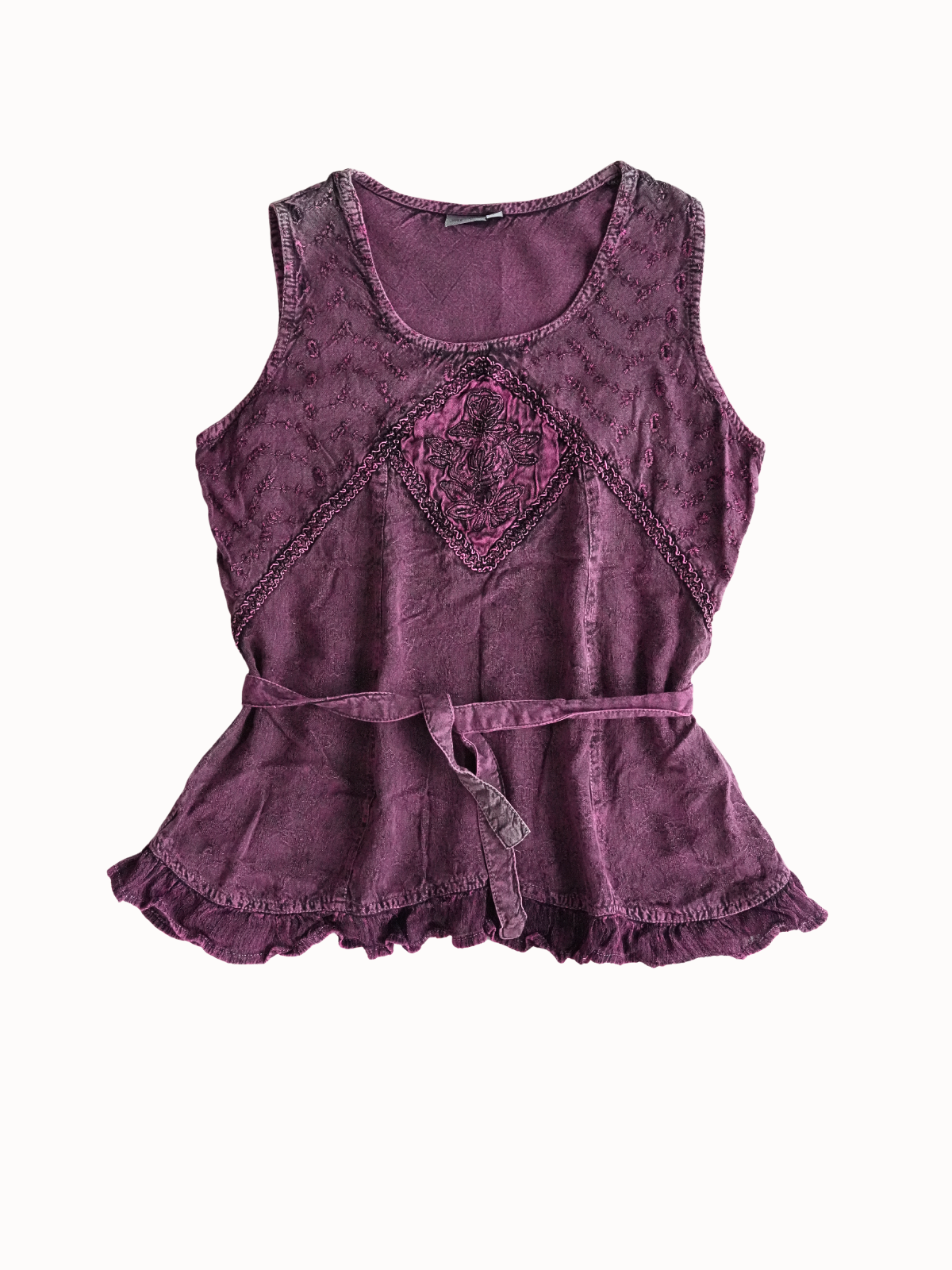 Boho Plum Blouse - XS/S
