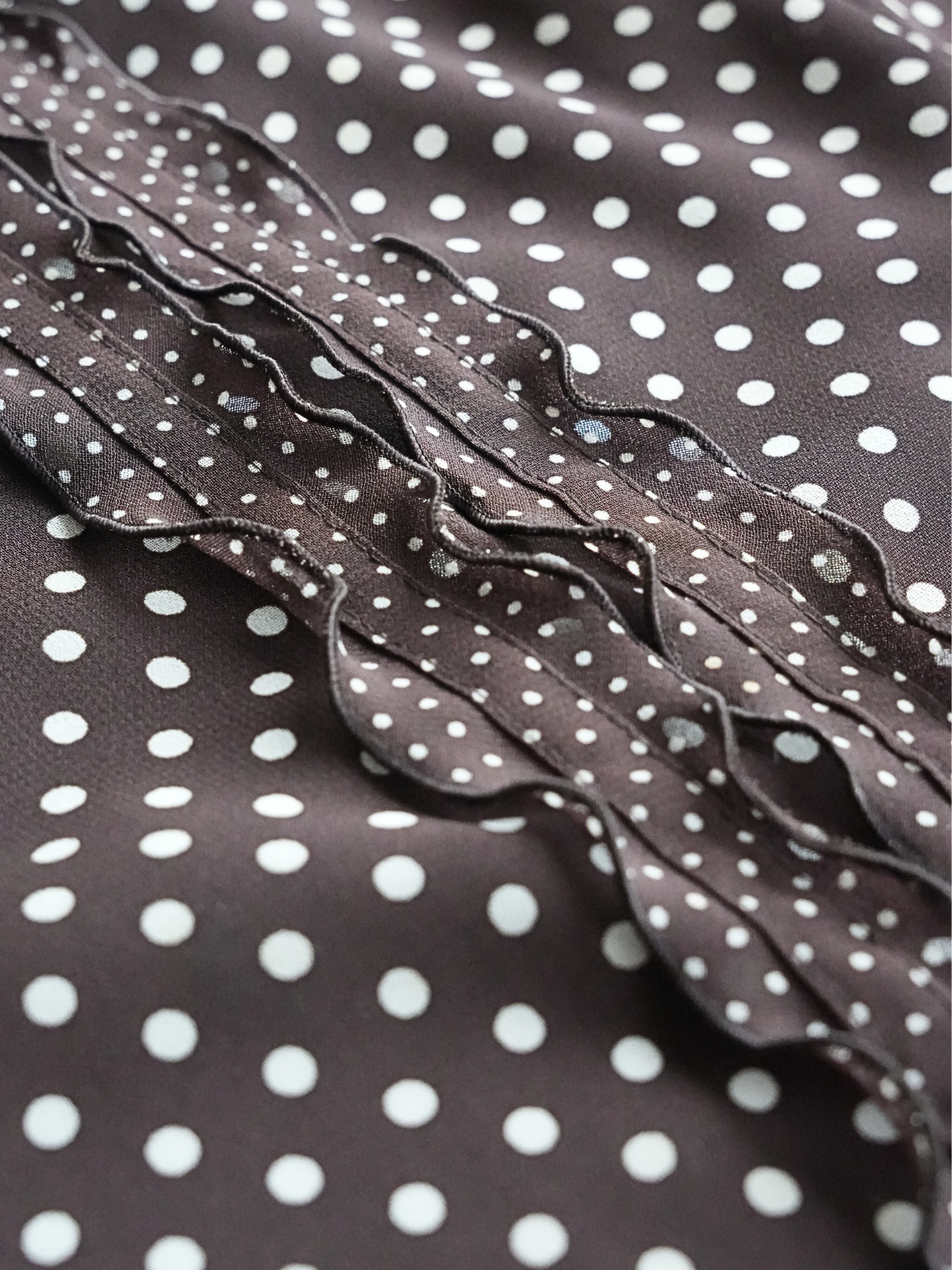 Polka Dot Button Top - L/XL