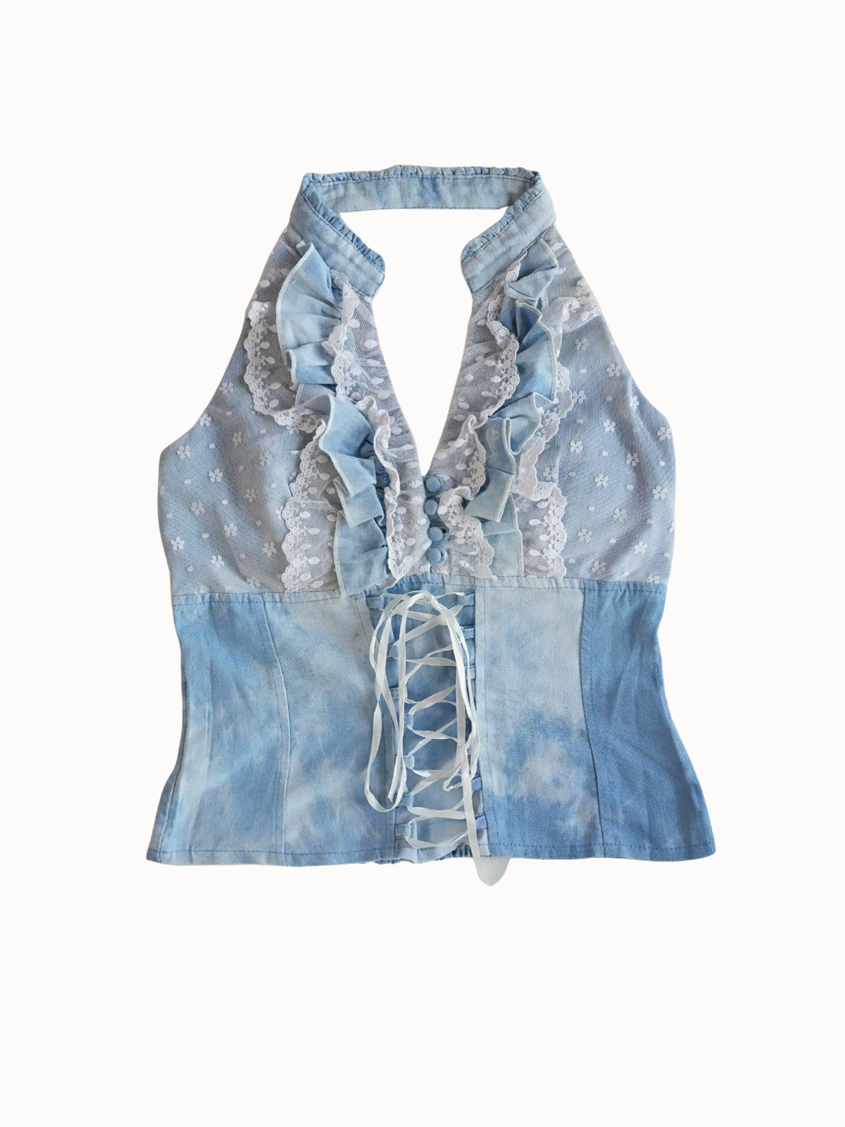 Lace-Up Cloud Corset - S/M