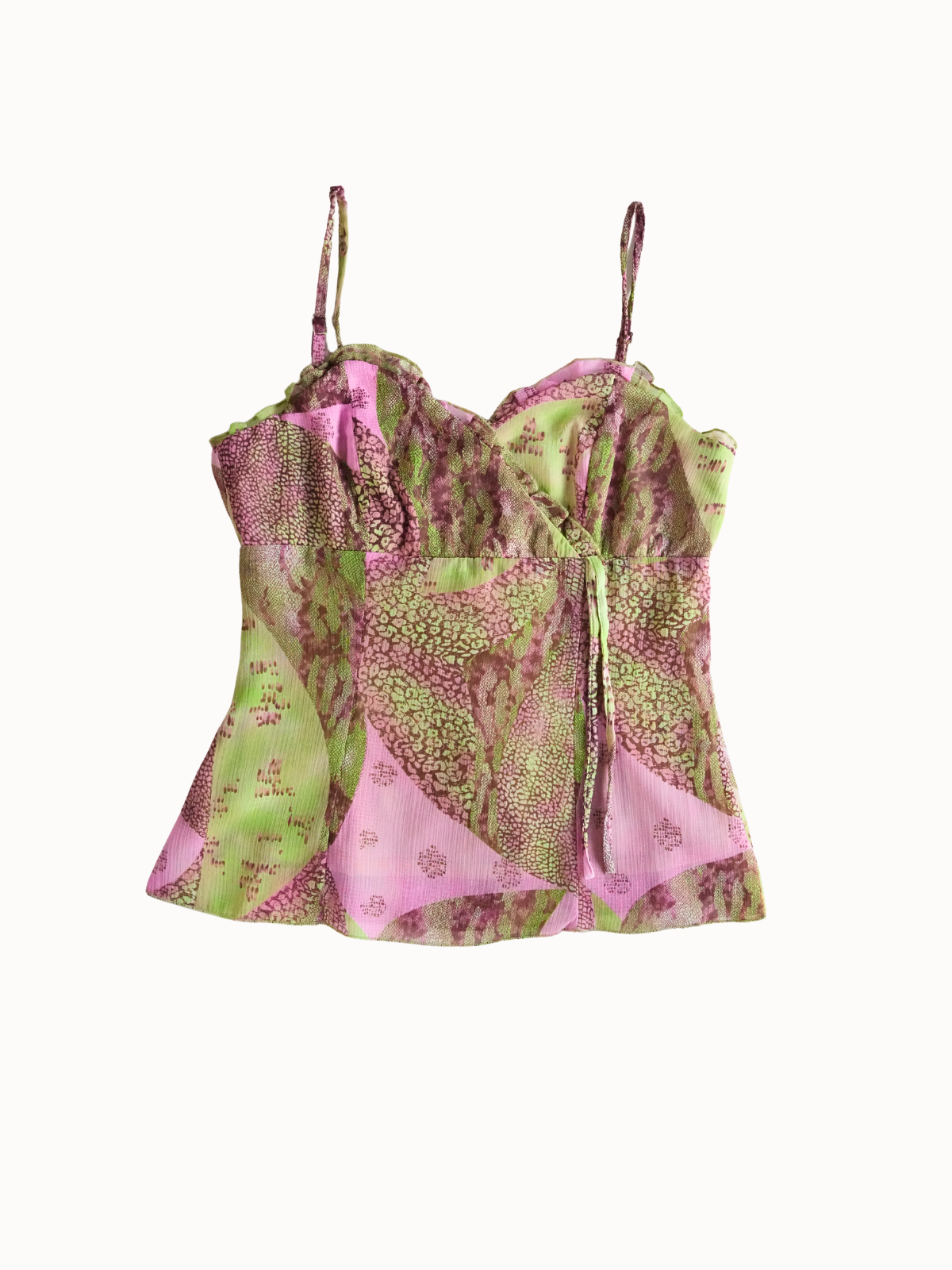 Lime Bloom Cami - S