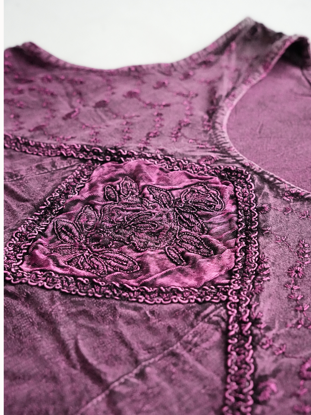 Boho Plum Blouse - XS/S