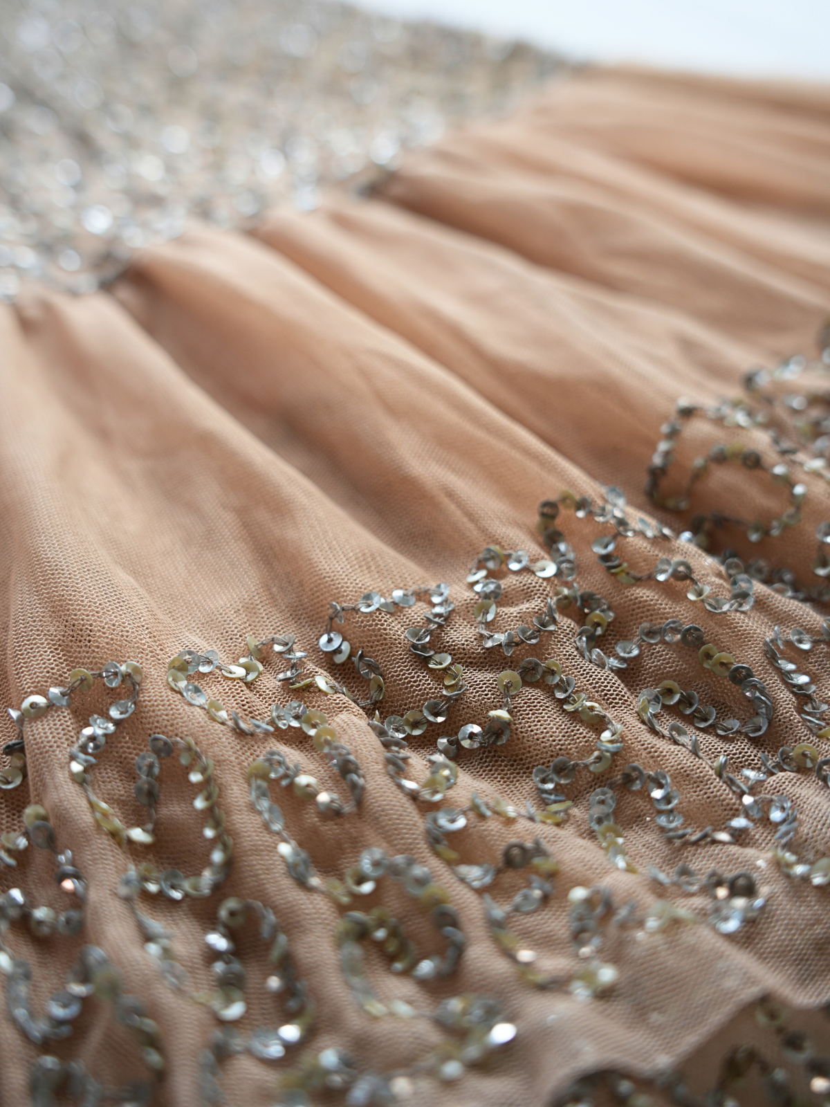 Champagne Tulle Sparkle M/L