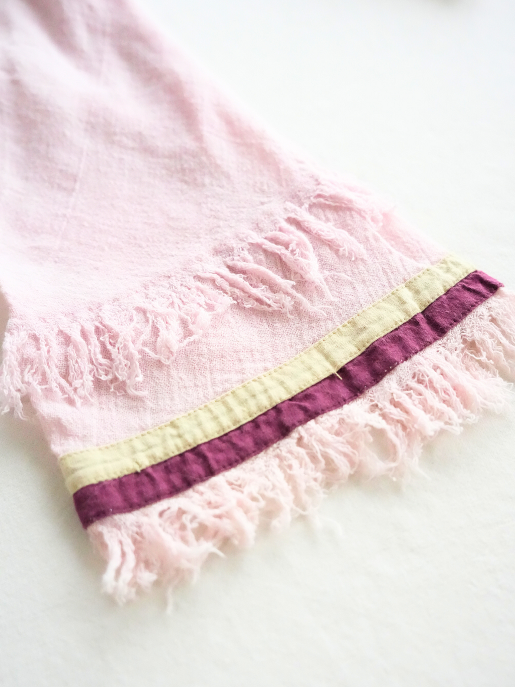 Frayed Pink Sweatshirt - L