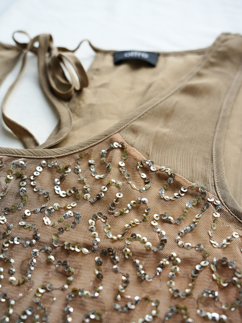 Champagne Tulle Sparkle M/L