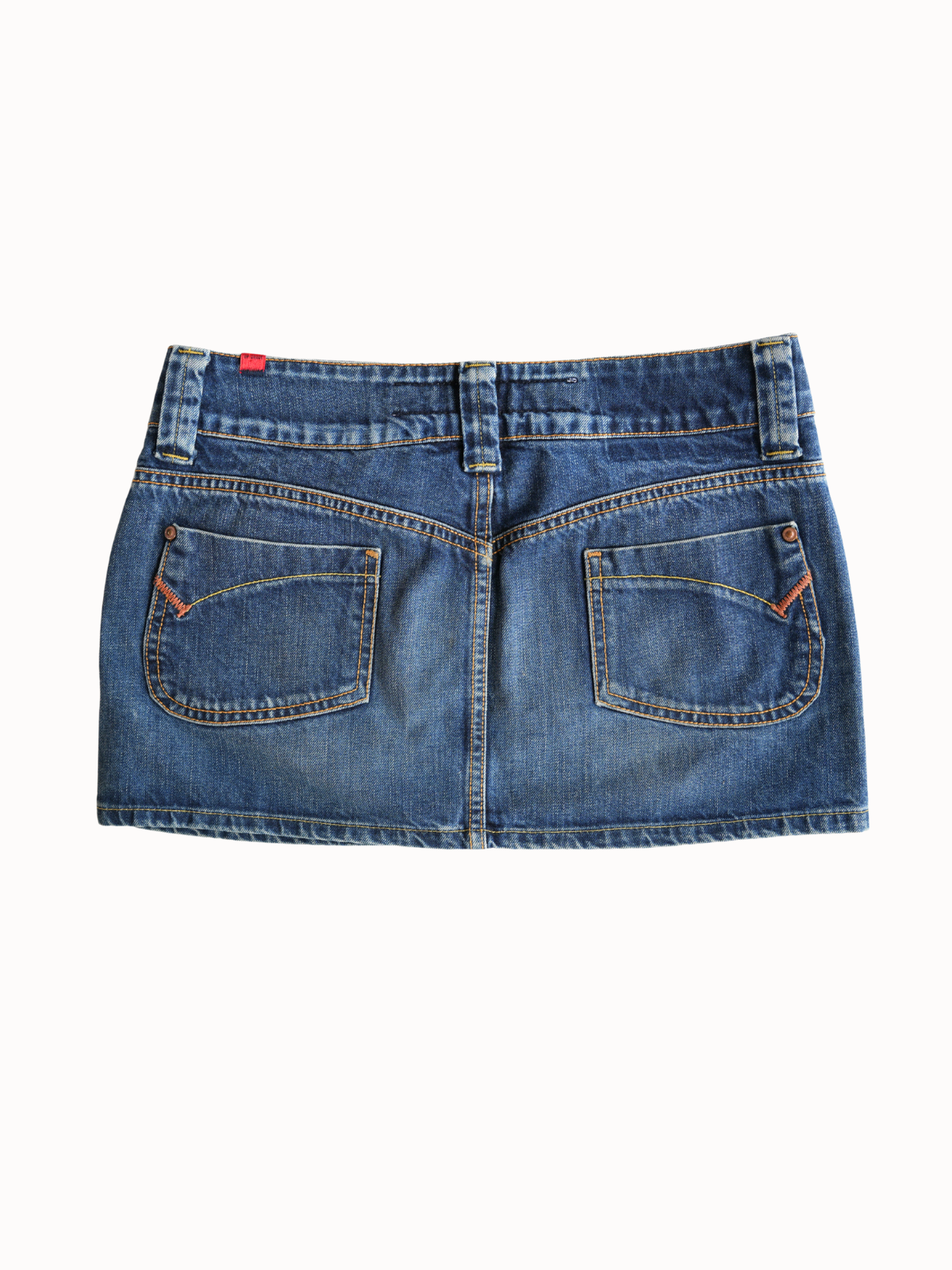 Diagonal Waist Denim- S