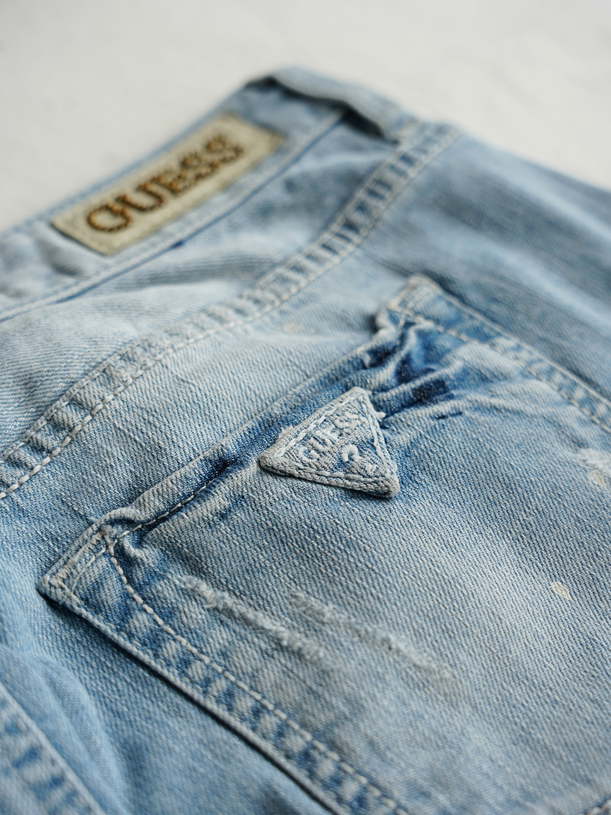 Distressed Light Denim - 28