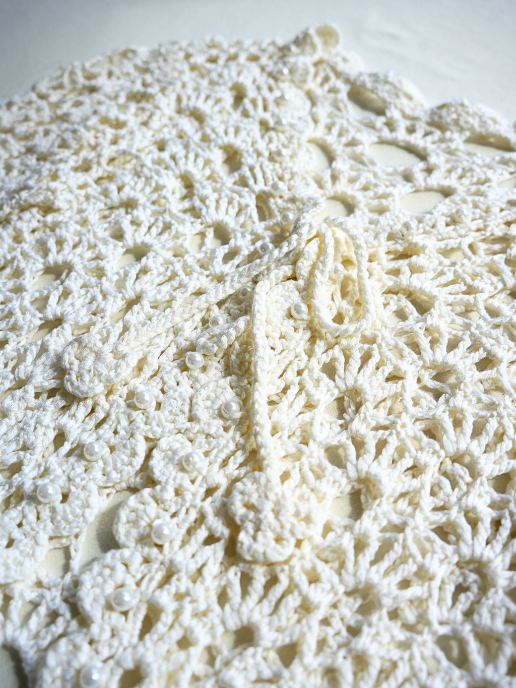 Ivory Petal Cardigan - XS/S