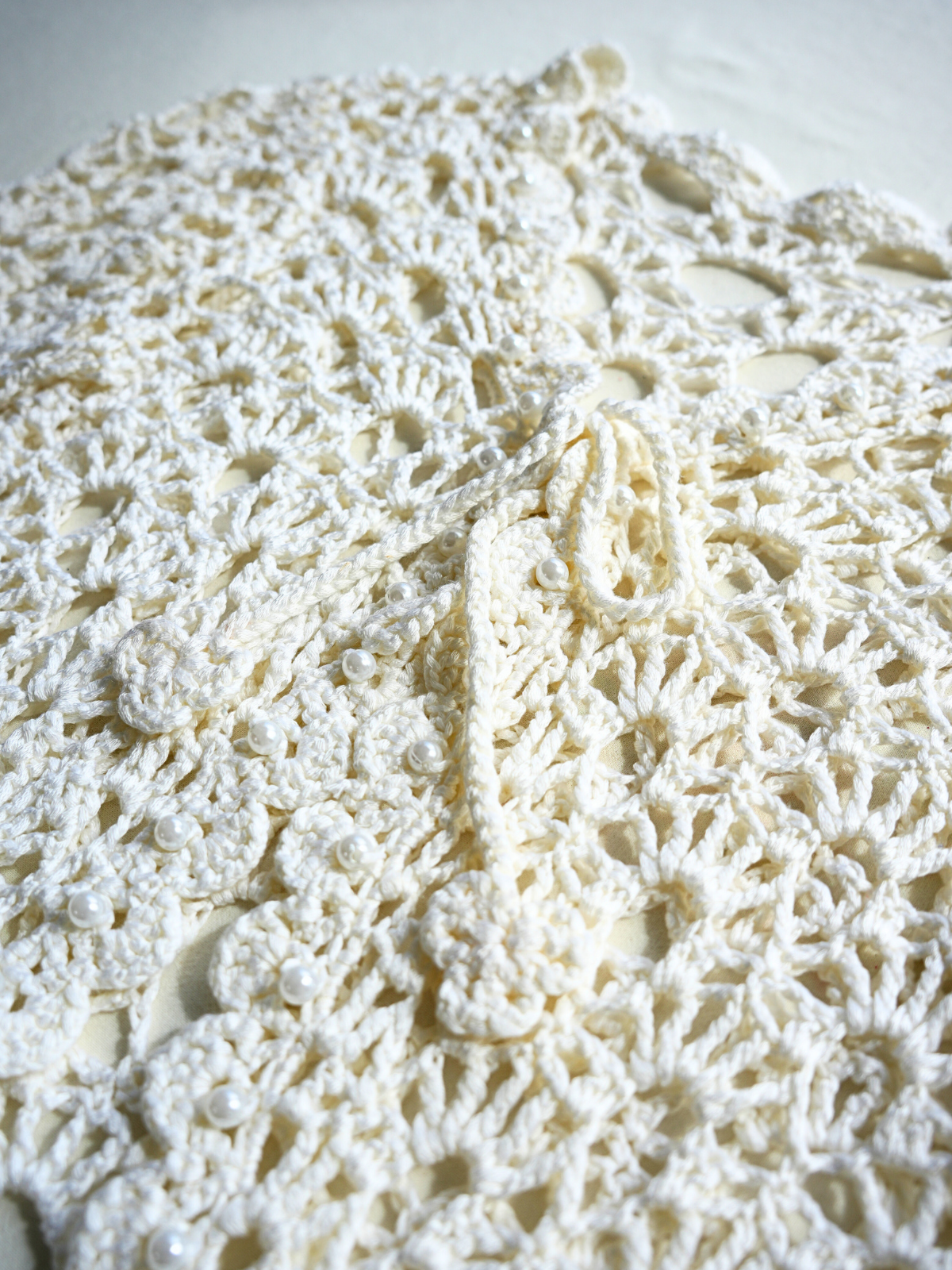 Ivory Petal Cardigan - XS/S