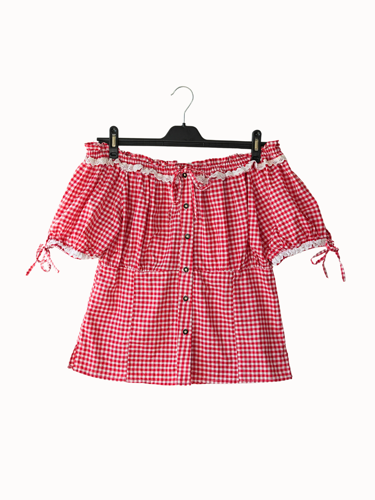 Cherry Picnic Blouse - L