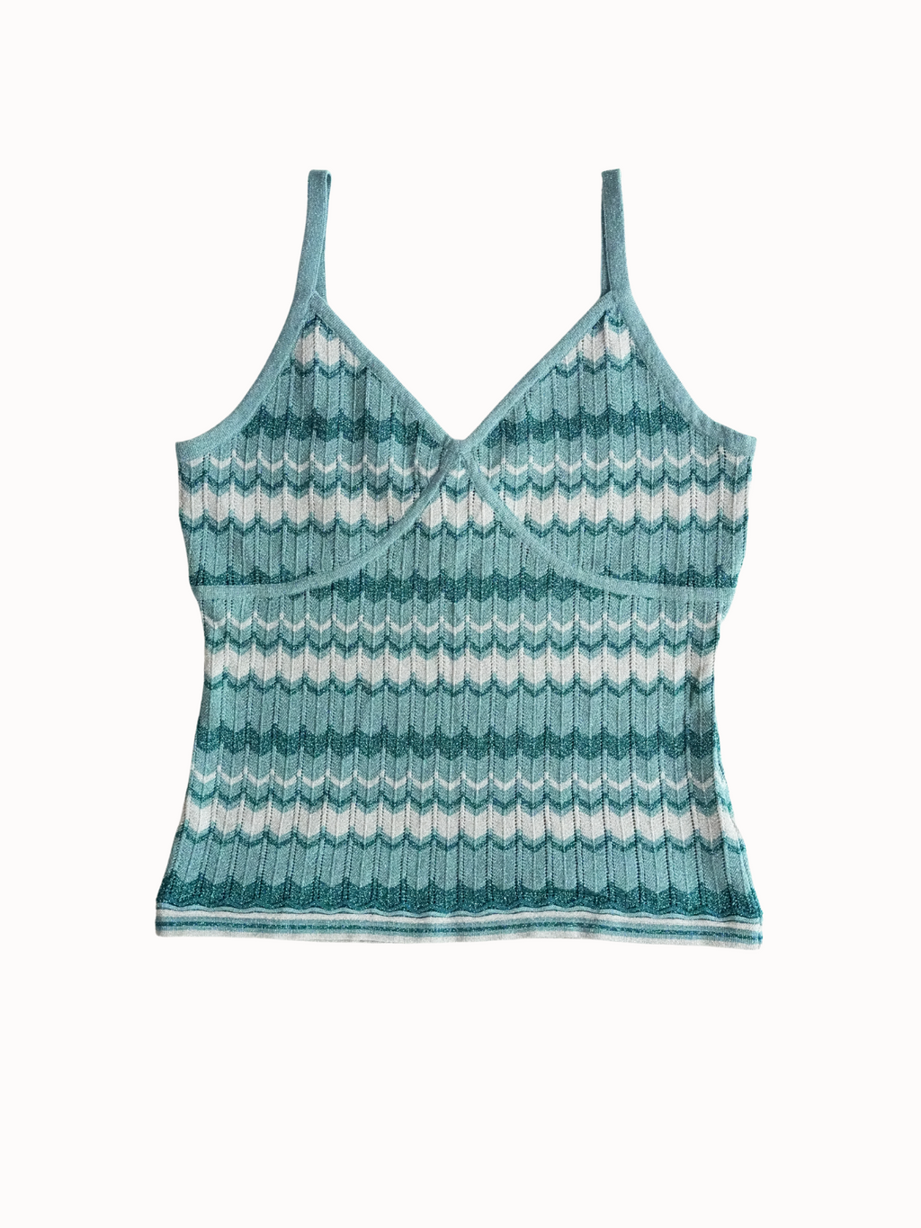 Striped Knit Cami -  L