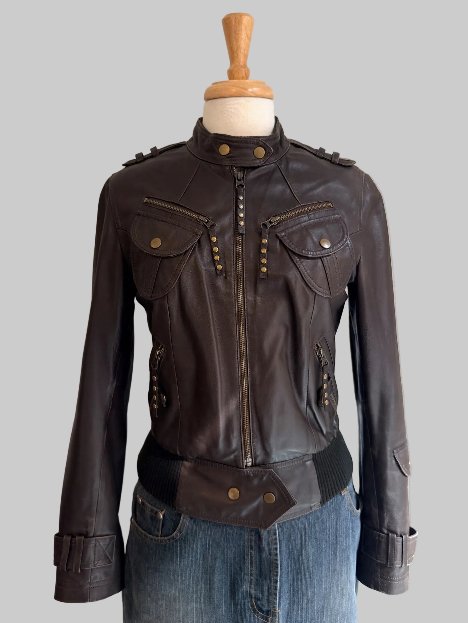 Edgy Leather Jacket