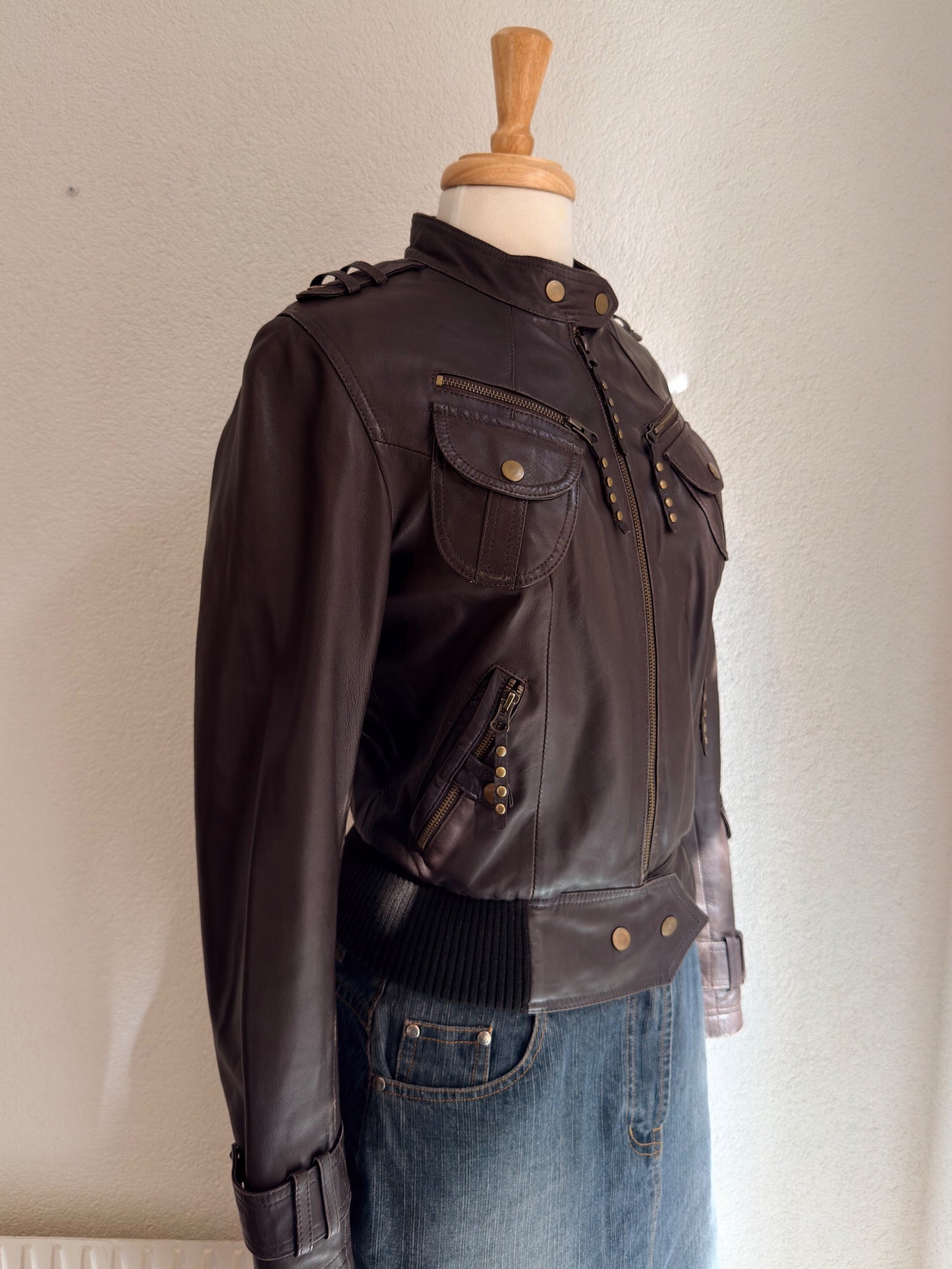 Edgy Leather Jacket