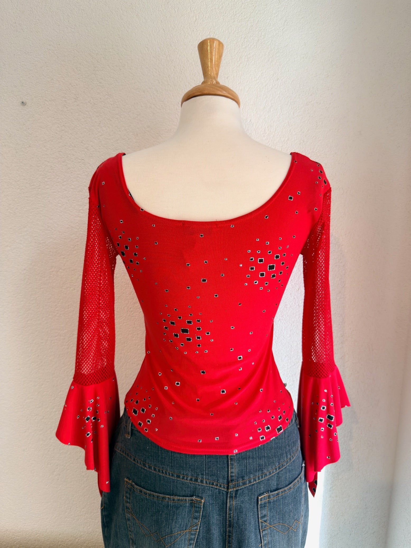 Statement Party Top – Röd
