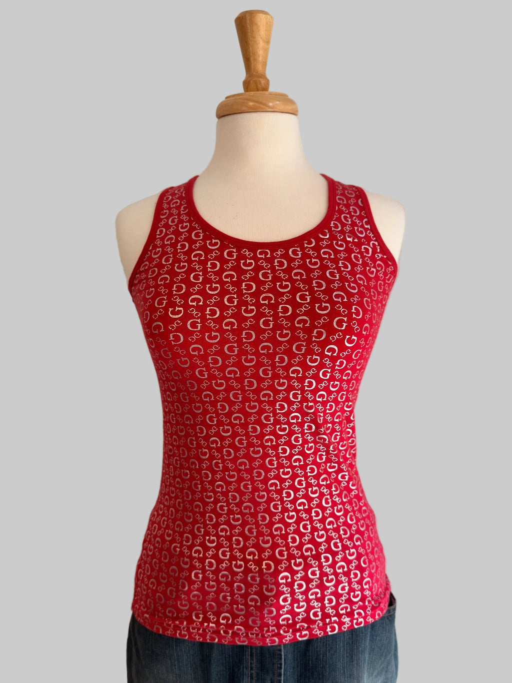 Guess Logo Tanktop – Röd