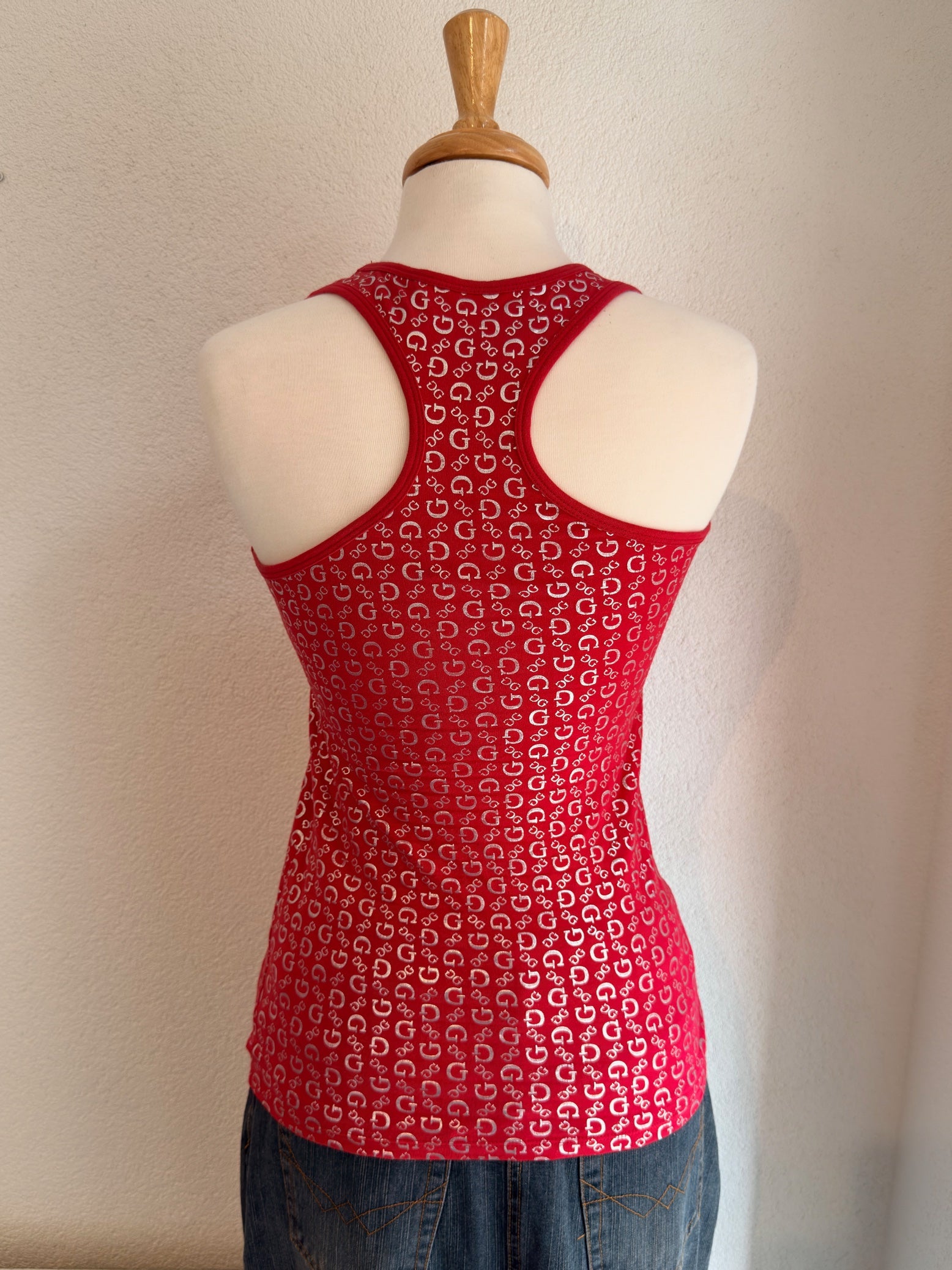 Guess Logo Tanktop – Röd