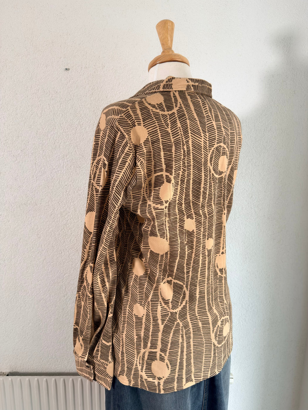Vintage Style Blus – Brun