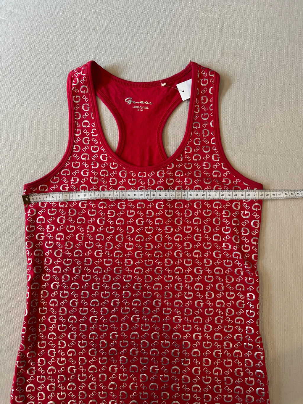 Guess Logo Tanktop – Röd