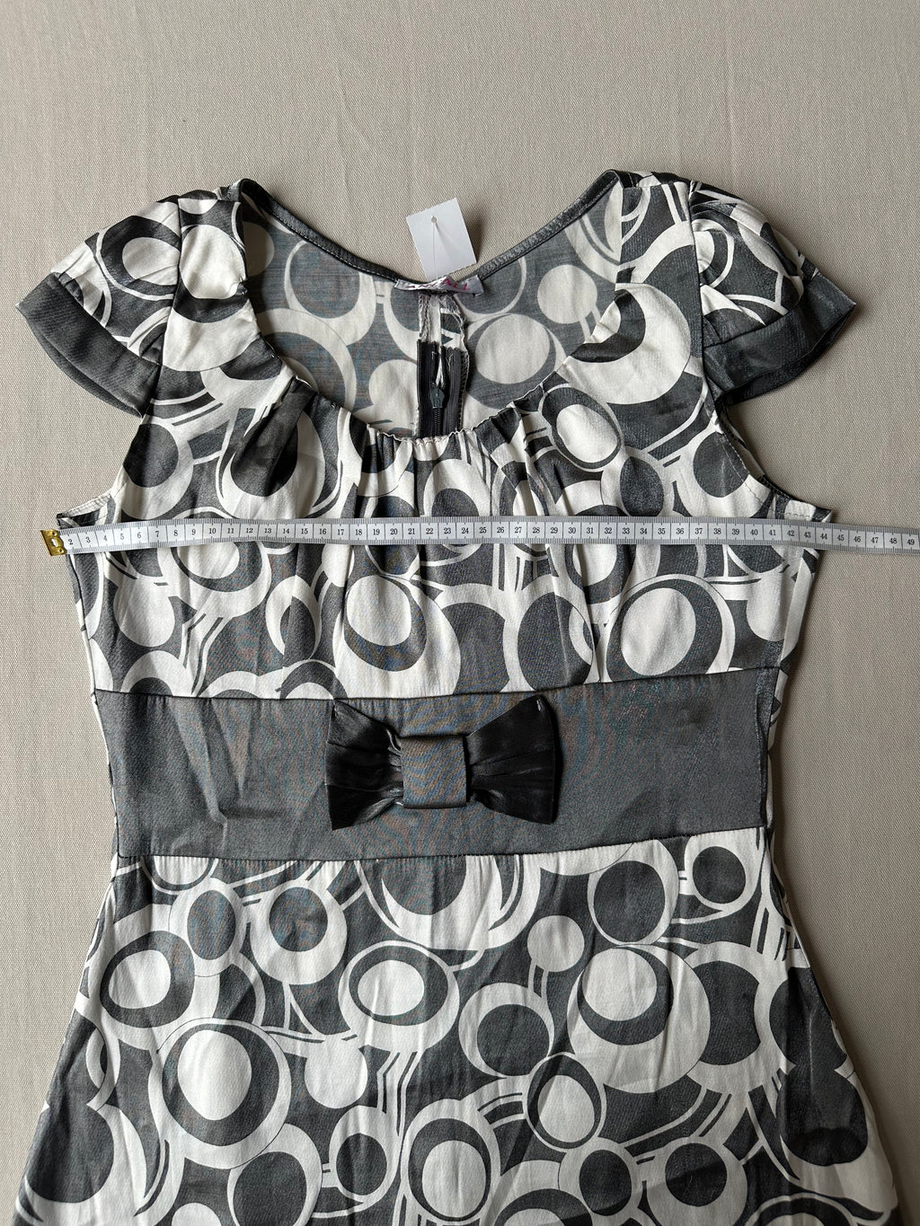 Chic Svartvit Topp